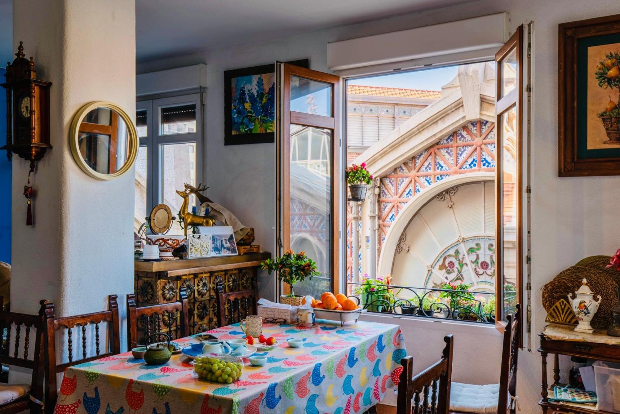 Mirador 1 Del Mercado Central - Habitacion Con Bano Privado En El Centro De La Ciudad Vella Valencia Kültér fotó